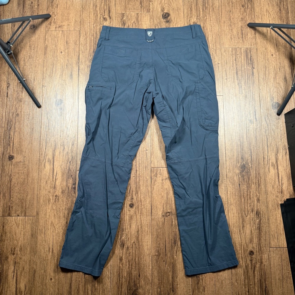 Kuhl Silencr Pants Men 34x30 Blue Hiking Outdoor Cargo Climbing Articulated Knee
